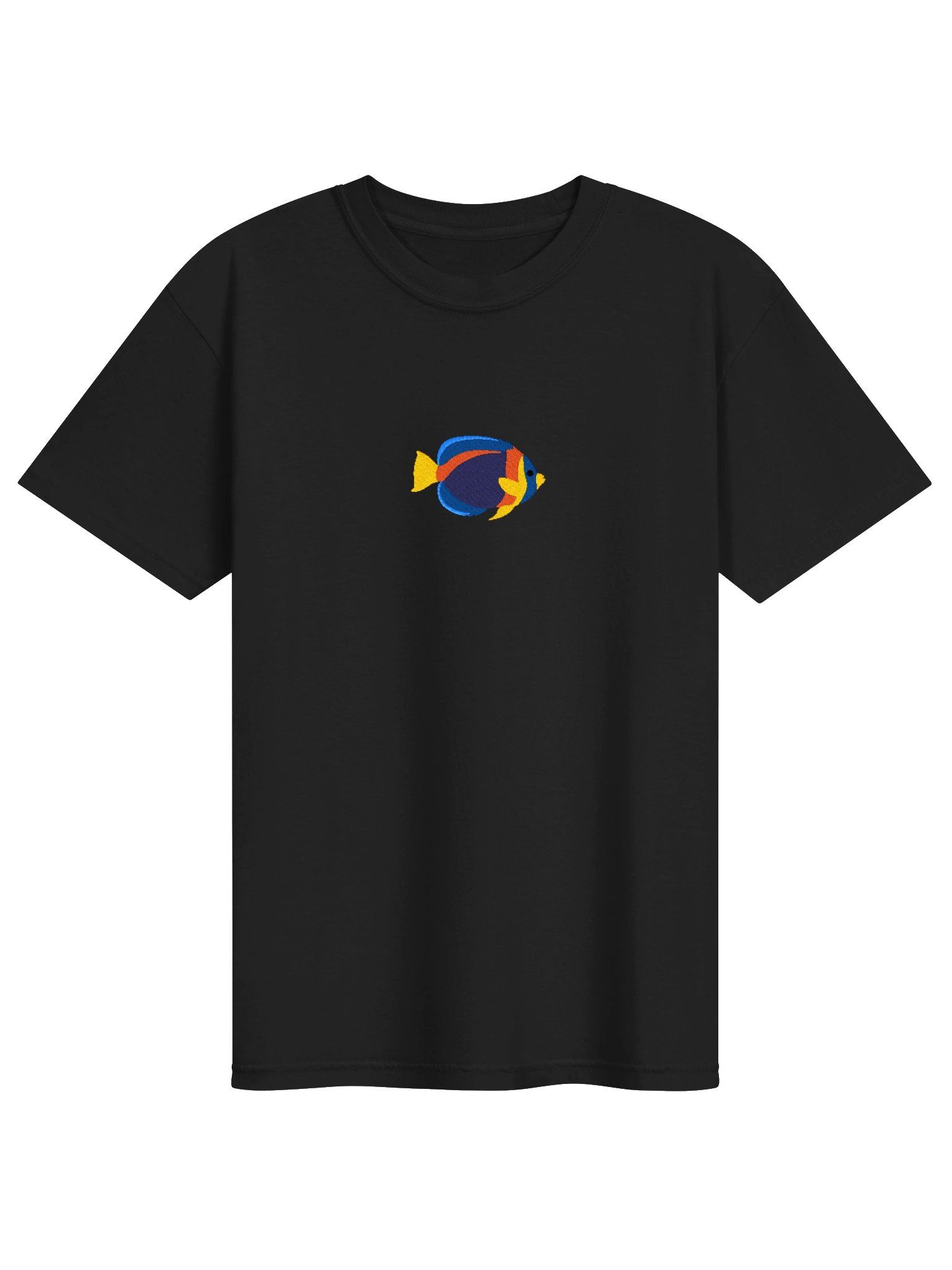 Scribbled Angelfish Premium T-Shirt (Embroidered) for Reef and Marine Aquarium Lovers product image (5)