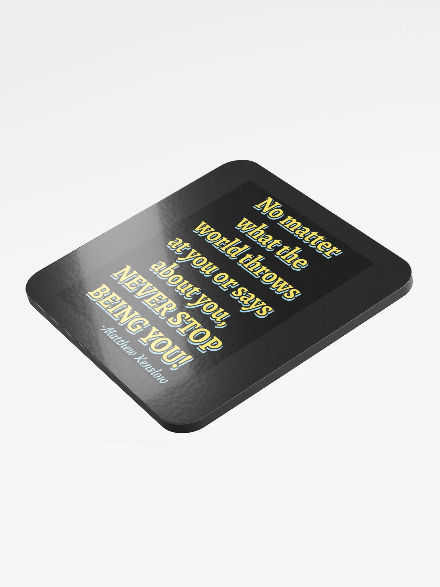 Glossed Cork Coaster [Quote 4] product image (3)