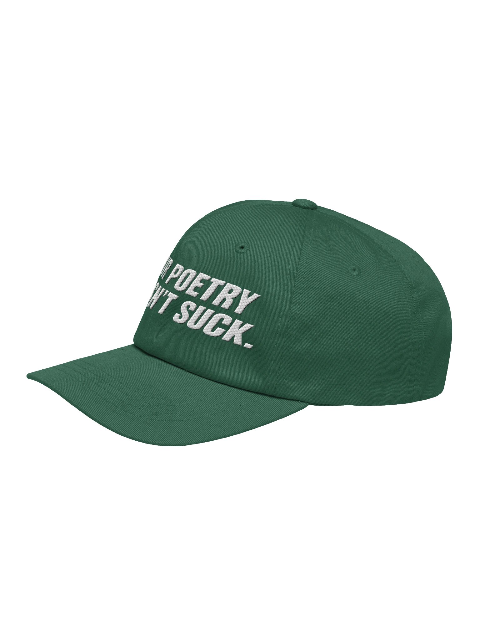 Your Poetry Doesn't Suck Dad Hat - Spruce/White product image (3)