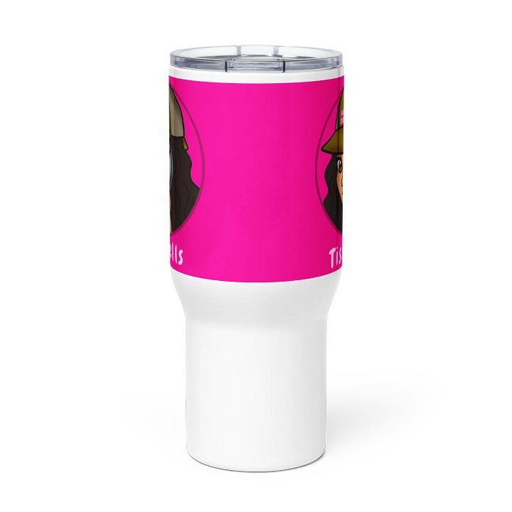 Pink Tisa Tells travel mug product image (2)