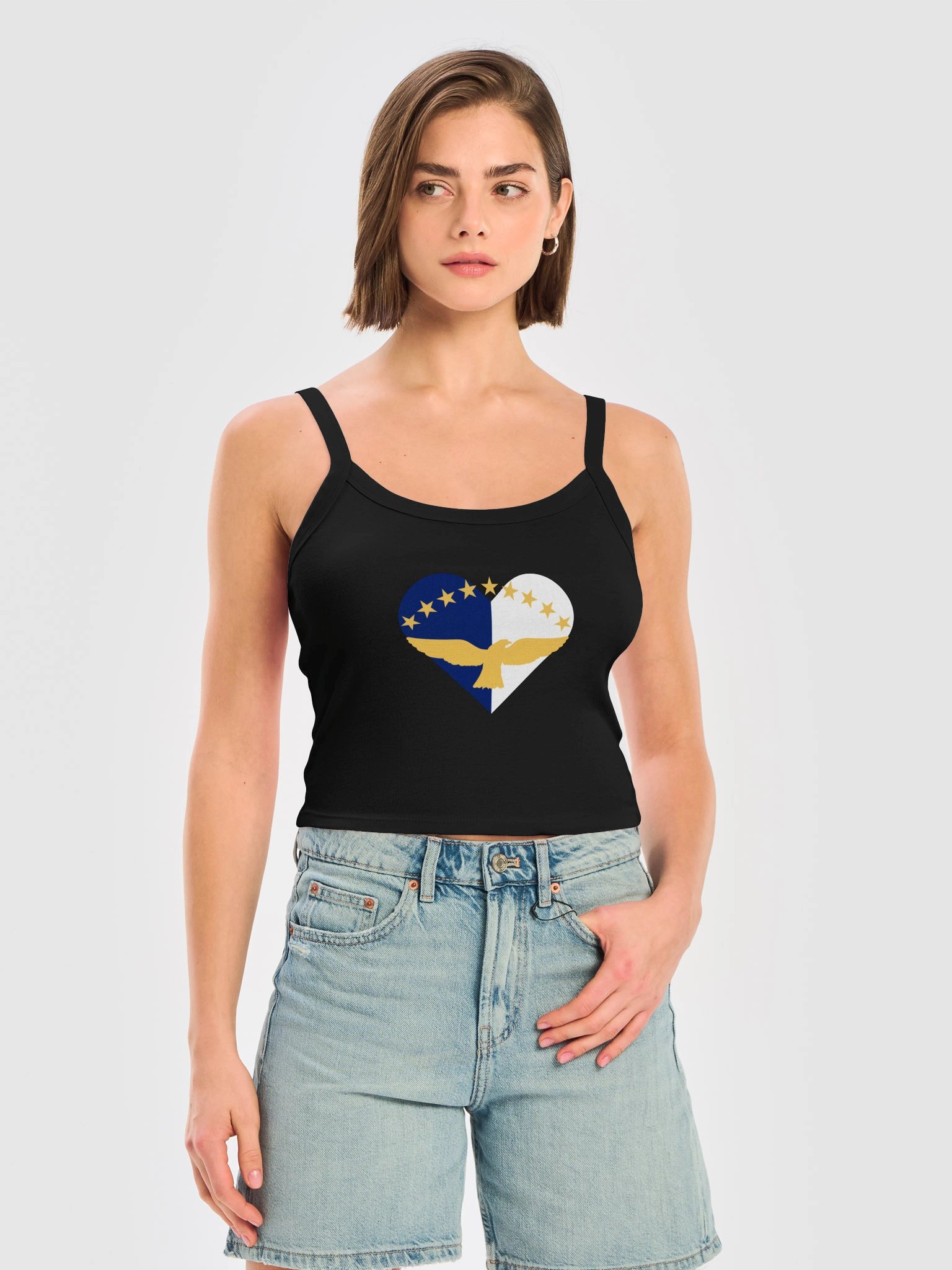 azores flag heart strappy tank top product image (3)