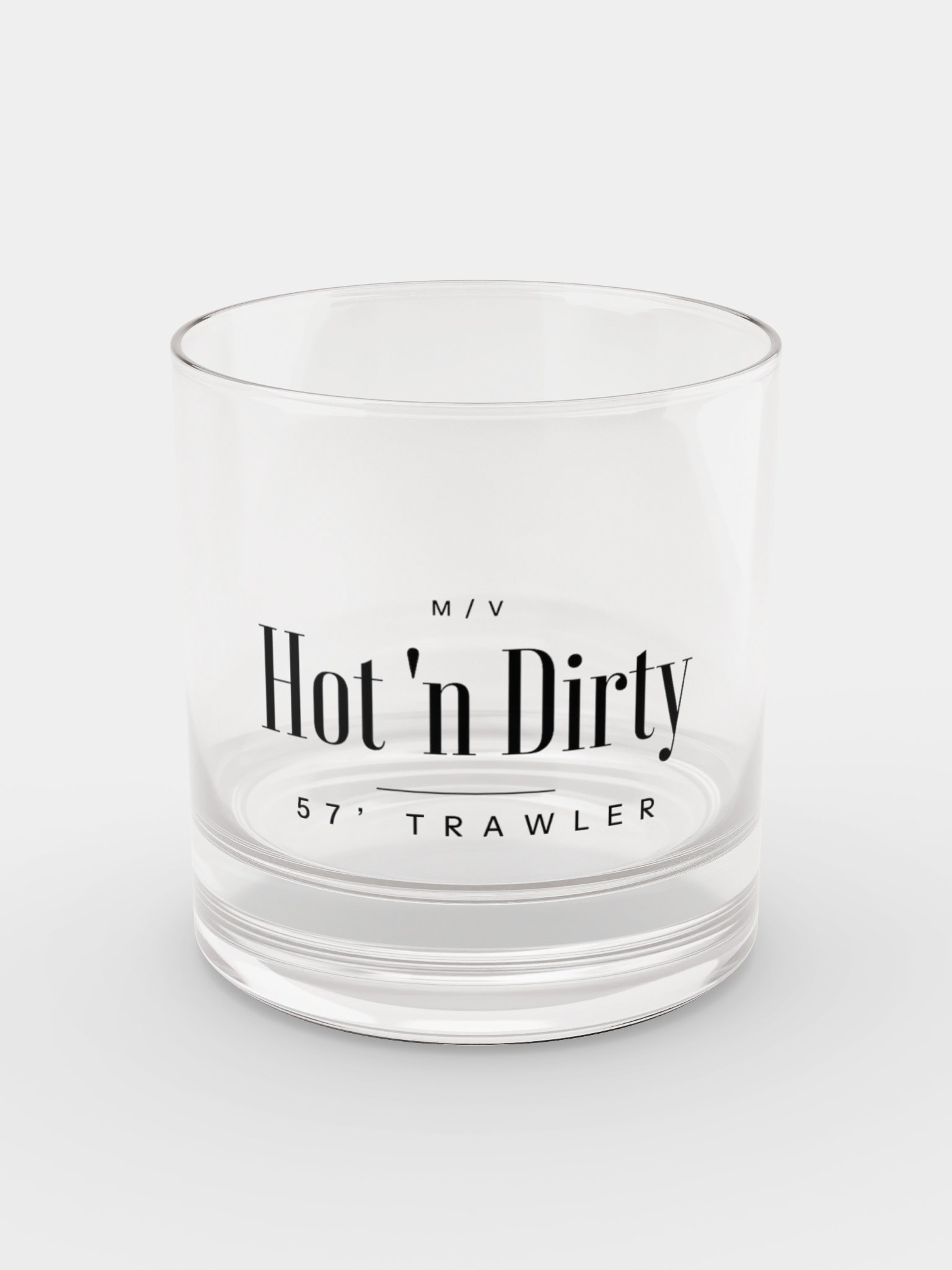 M/V Hot 'n Dirty Rocks Glass product image (4)
