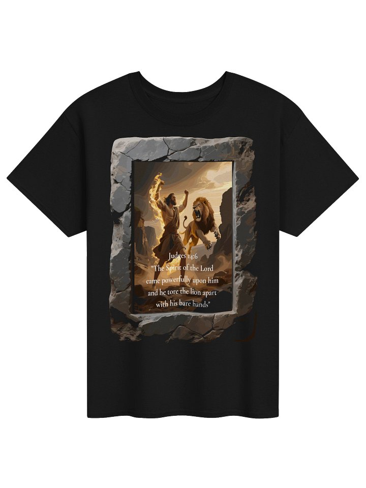 Judges 14:6 Lion Power Tee product image (1)