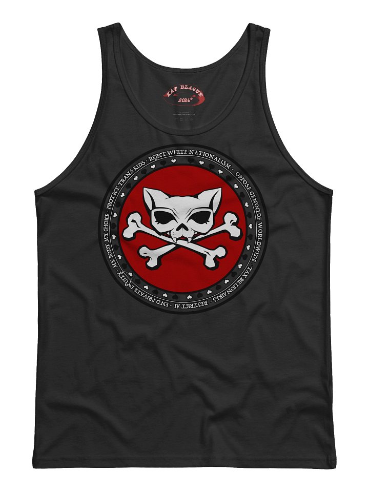 My Politics Red Kat Skull Tee product image (1)