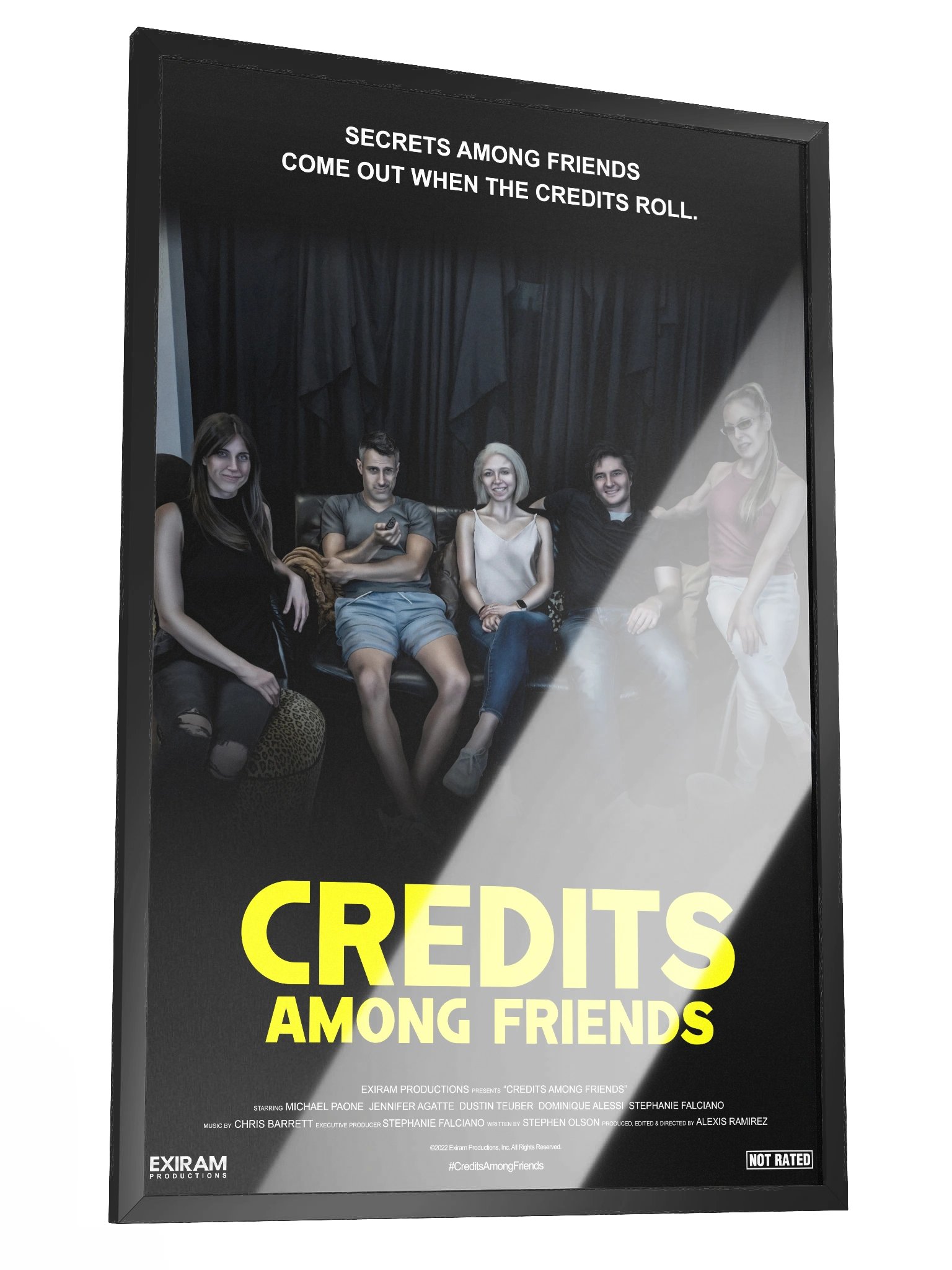 Credits Among Friends - Framed Poster product image (2)
