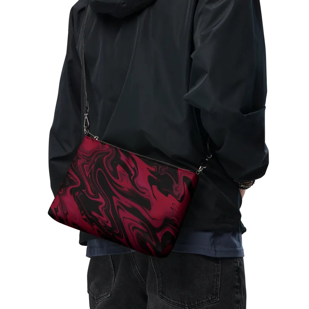 Stylish Swirl Flip-Sided Faux Leather Crossbody Bag product image (11)