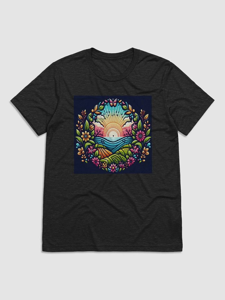 Whimsical Sunrise Fields T-Shirt product image (1)