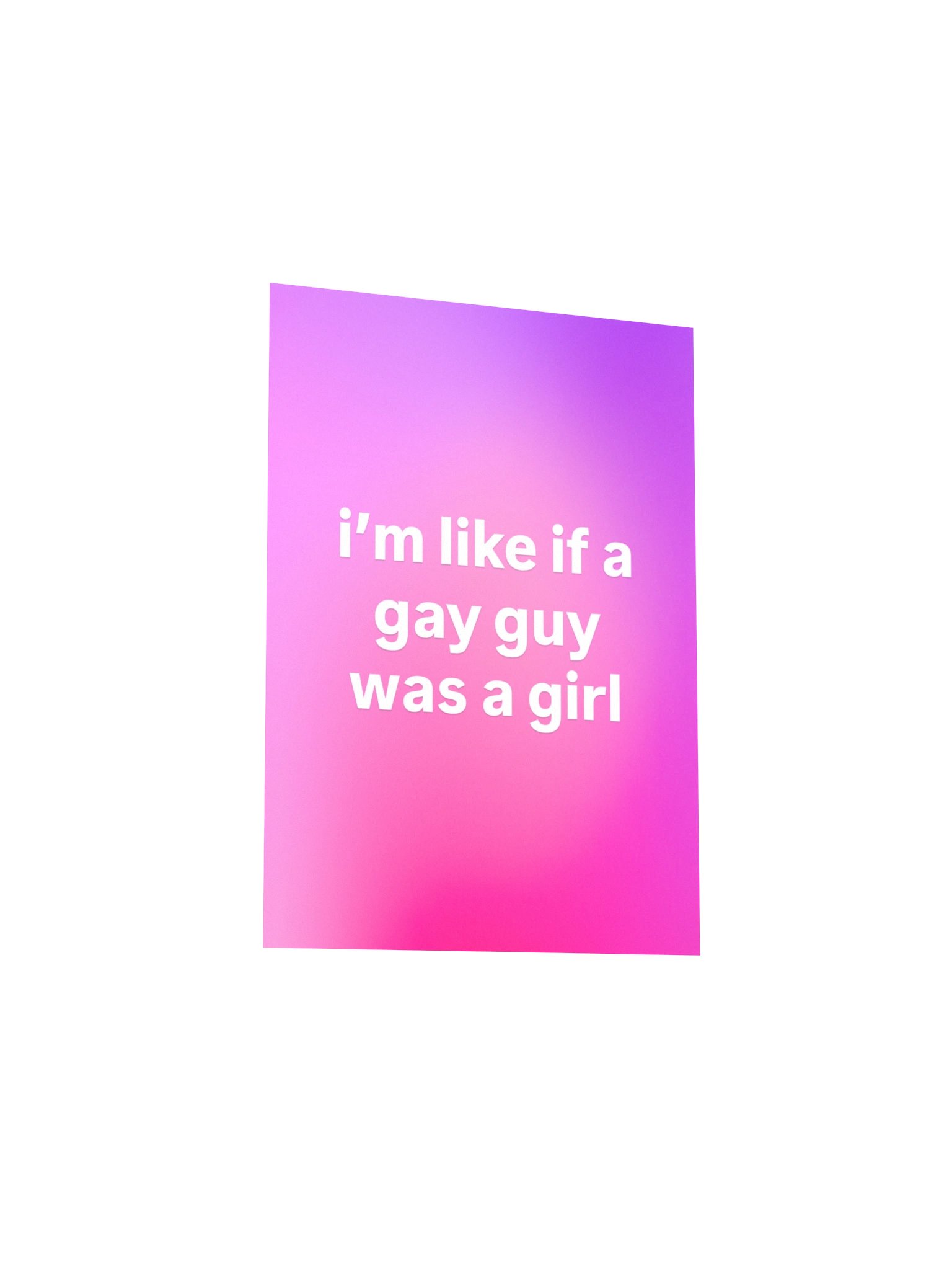 "Gay Guy" Create Mode Print/Poster product image (18)