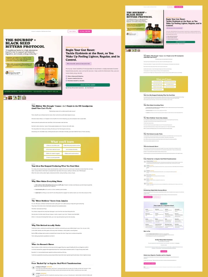 CRO Optimized Advertorial Landing Page Template | GemPages product image (1)