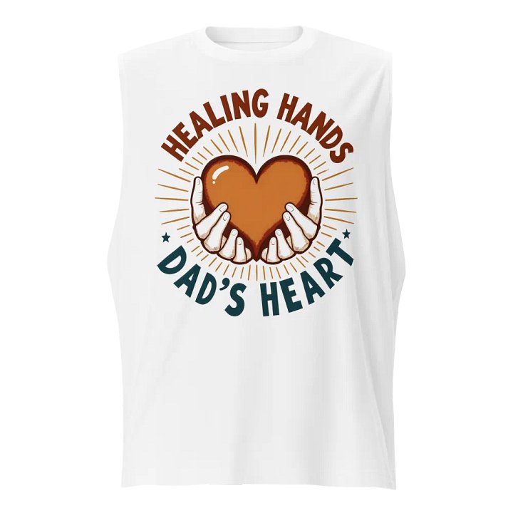 Healing Hands Dad's Heart Muscle Tank product image (1)