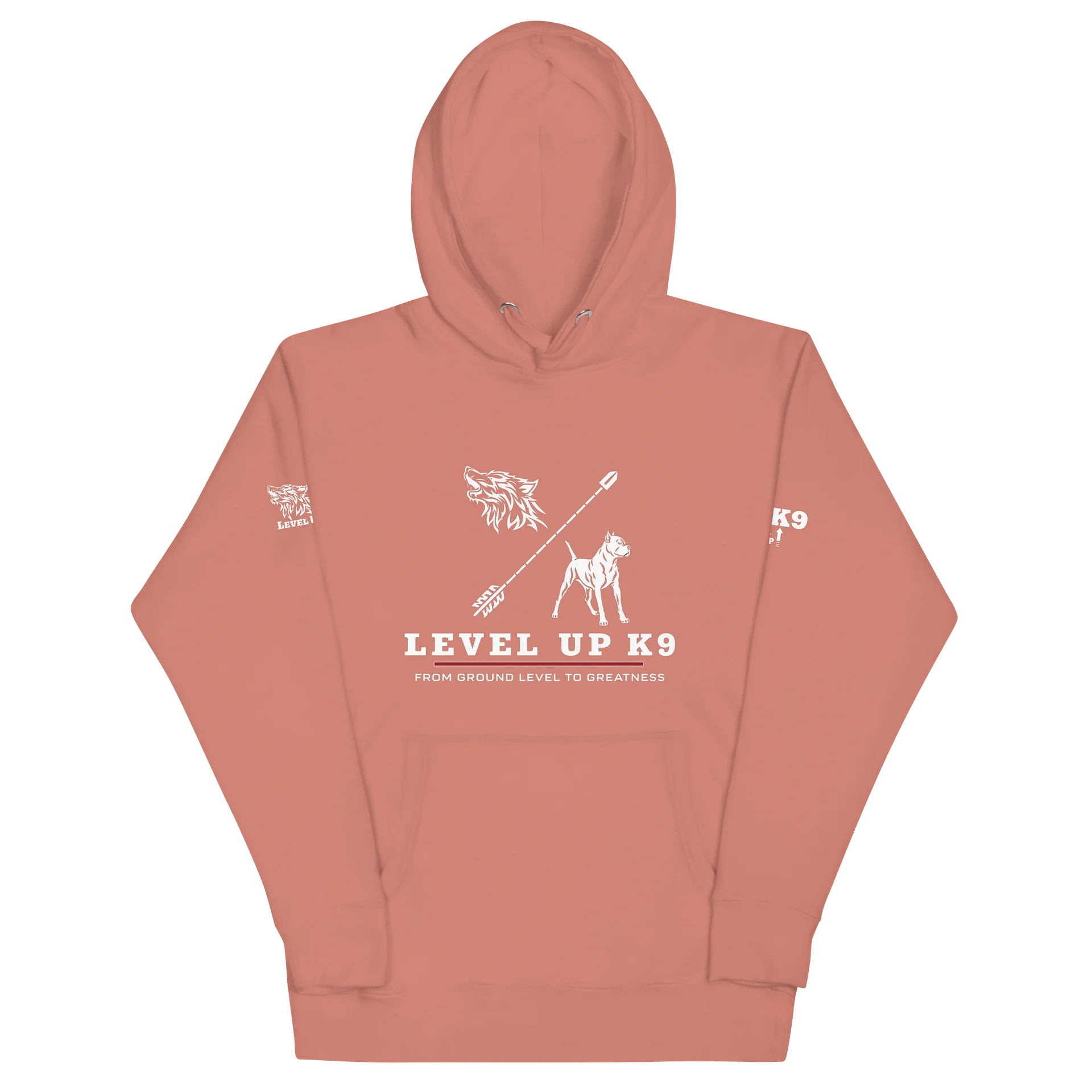 Level-UP K9 Standard Hoodie ( Rose ) product image (2)