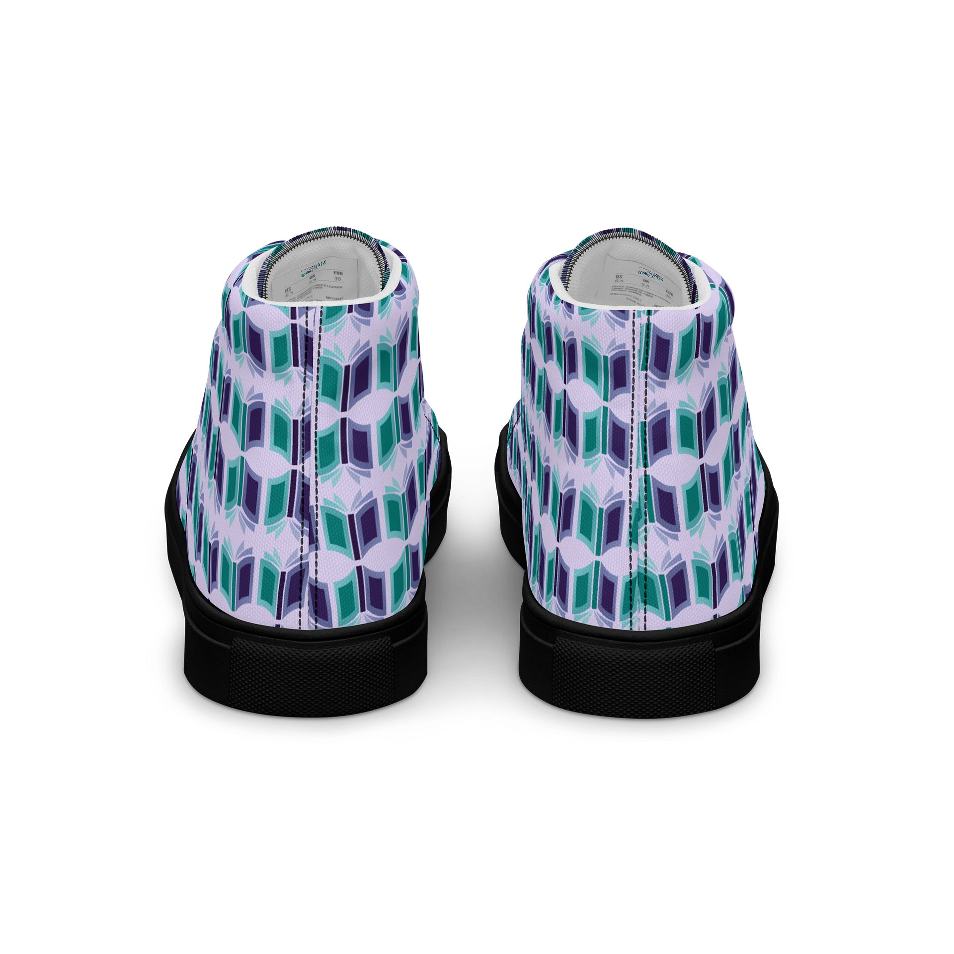 Women's Purple High Top Canvas Shoes + One-Time Contribution product image (4)
