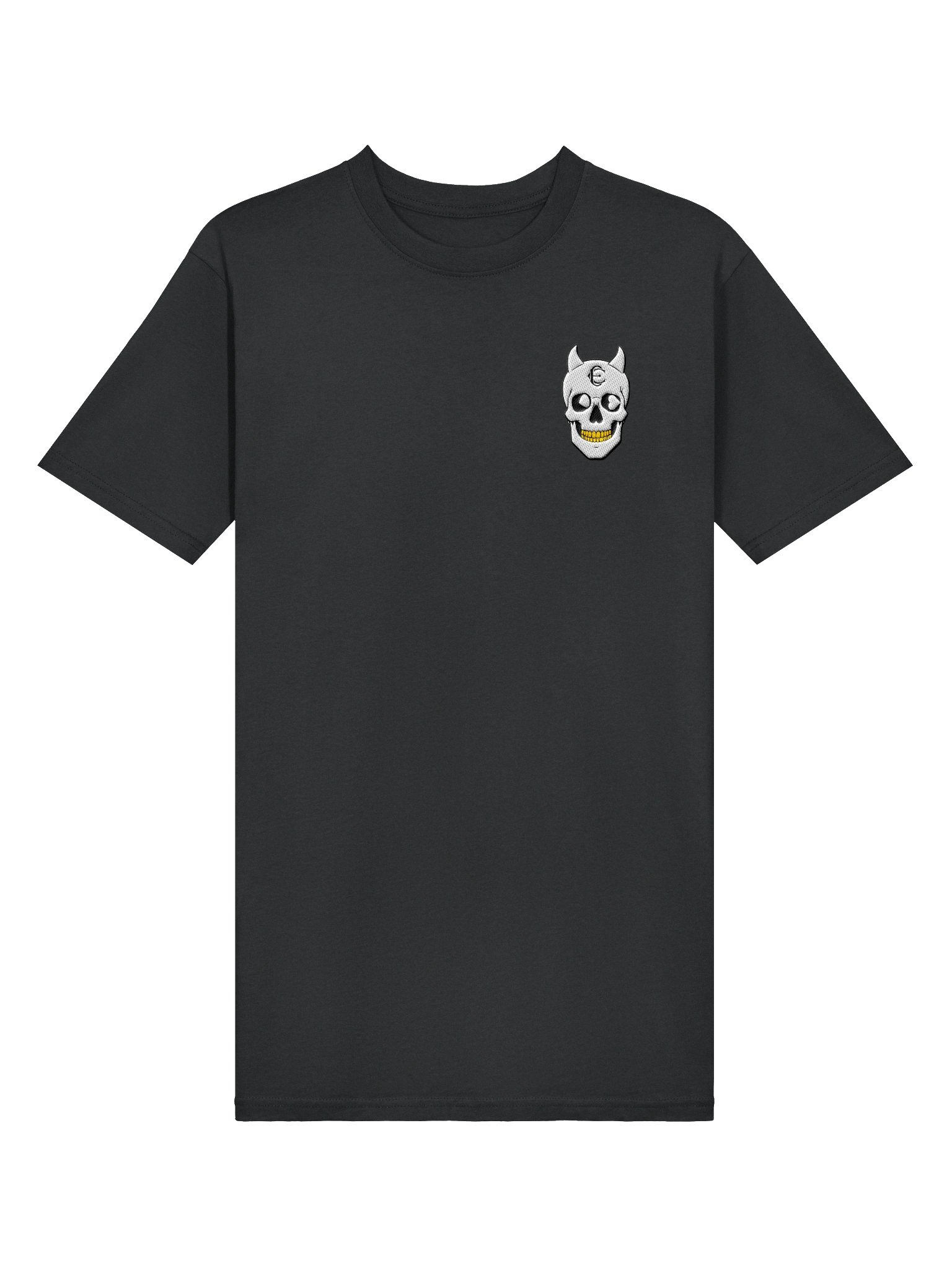 Gold Teeth Embroidered POG Skull Heavyweight Tee product image (3)