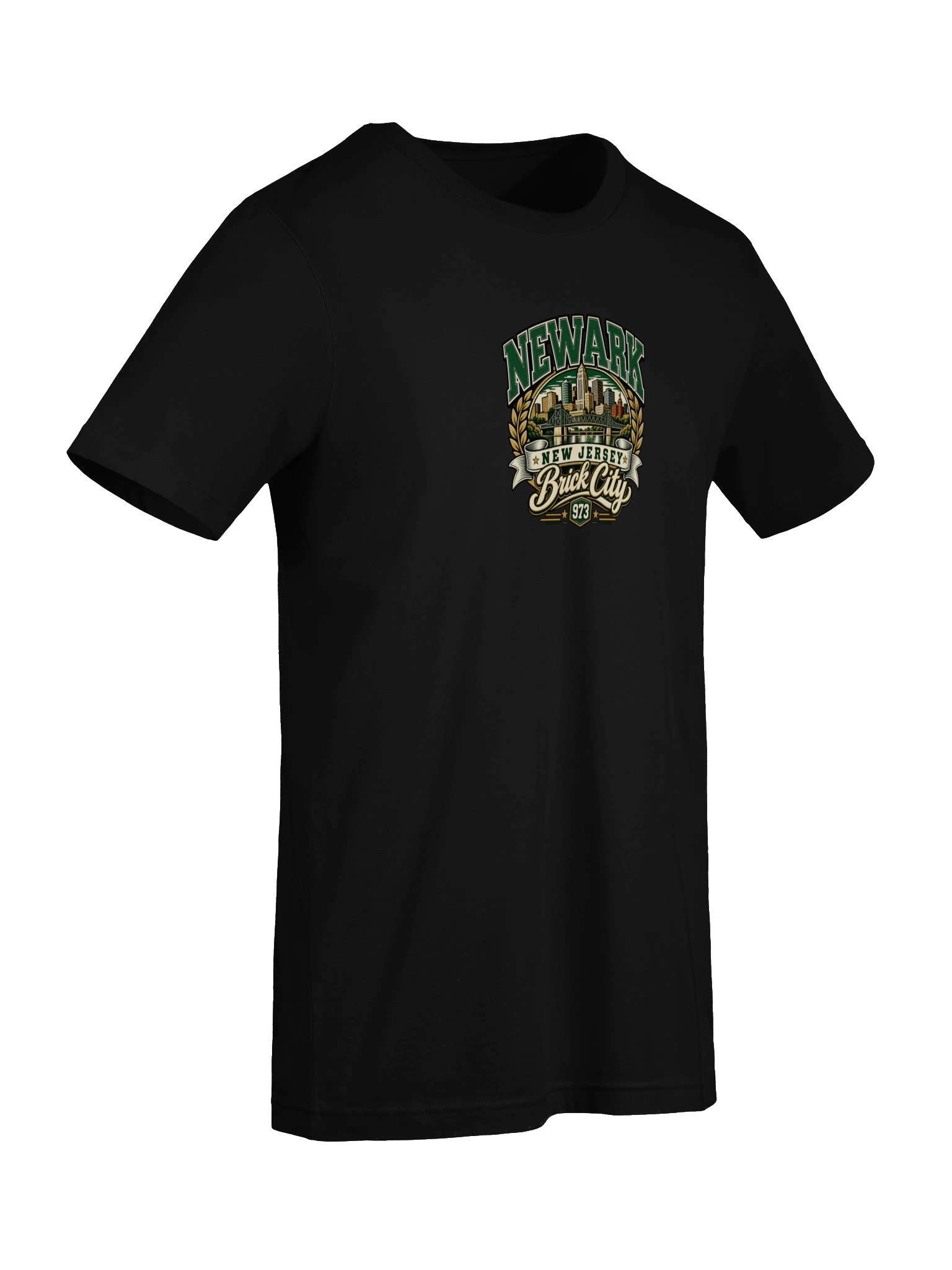 Newark Brick City 973 T-Shirt — Compact Graphic product image (8)