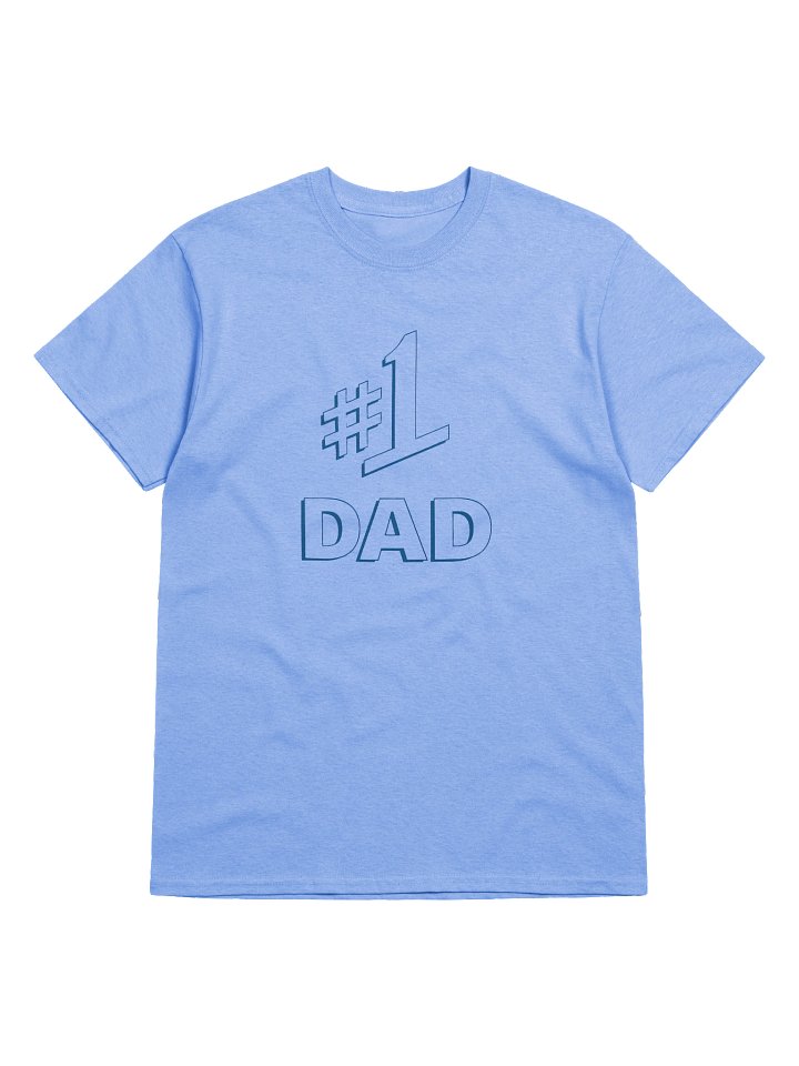 #1 Dad T-Shirt product image (1)