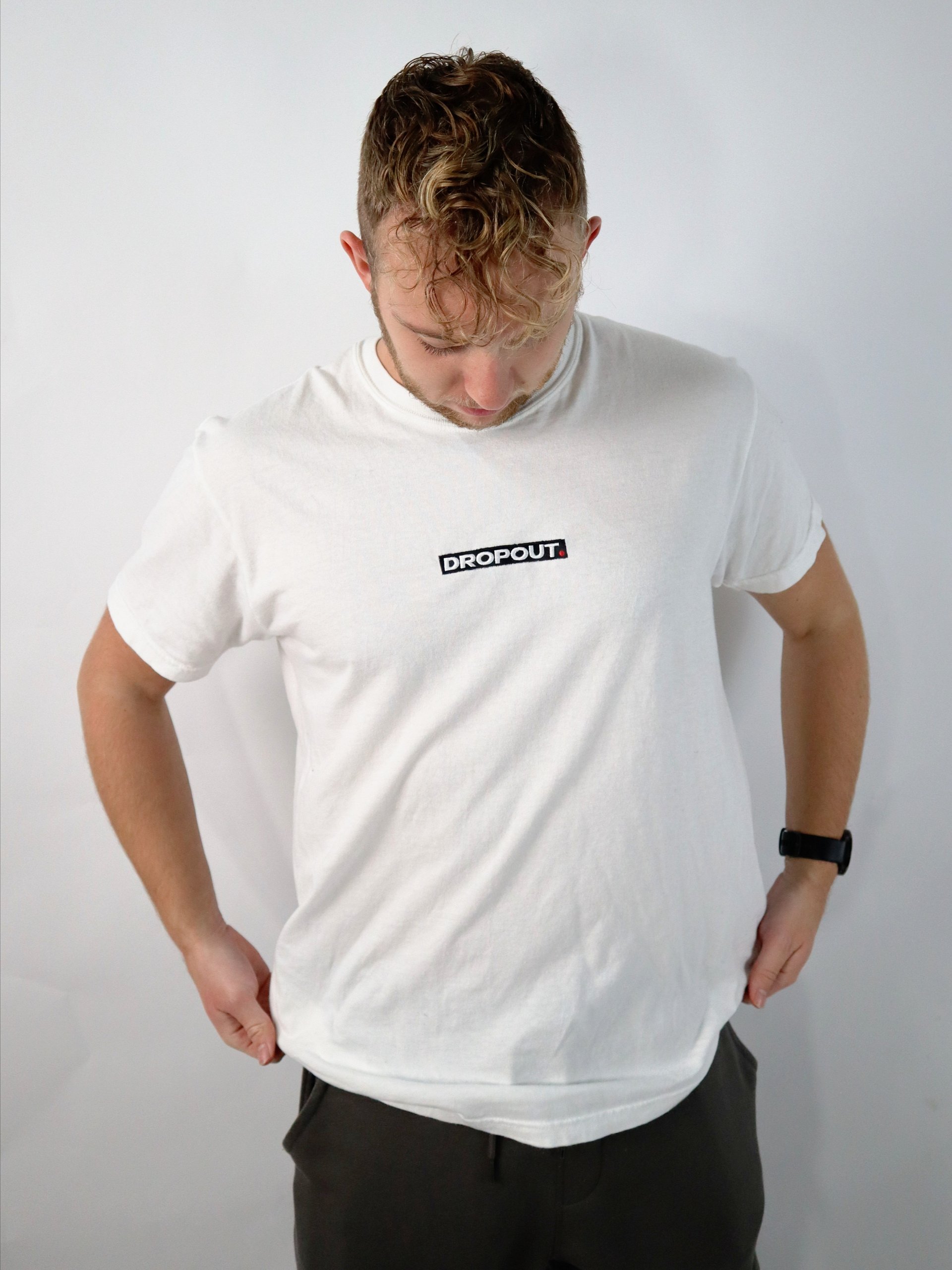 DROPOUTS: REBOOTED TEE (White) product image (2)