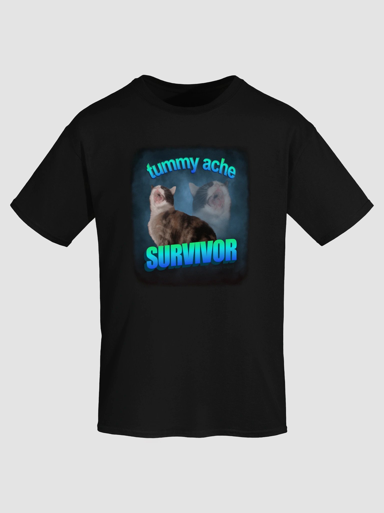 Tummy Ache Survivor - Cat T-shirt product image (4)