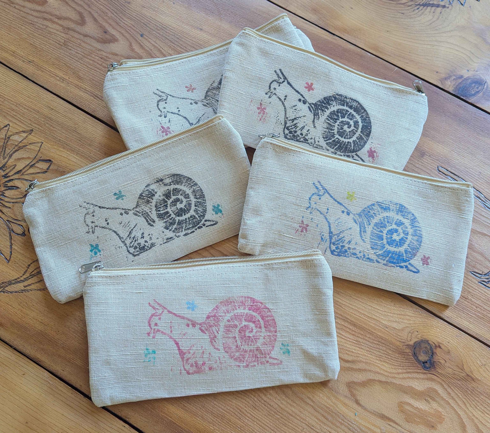 Block Printed Pouches product image (1)
