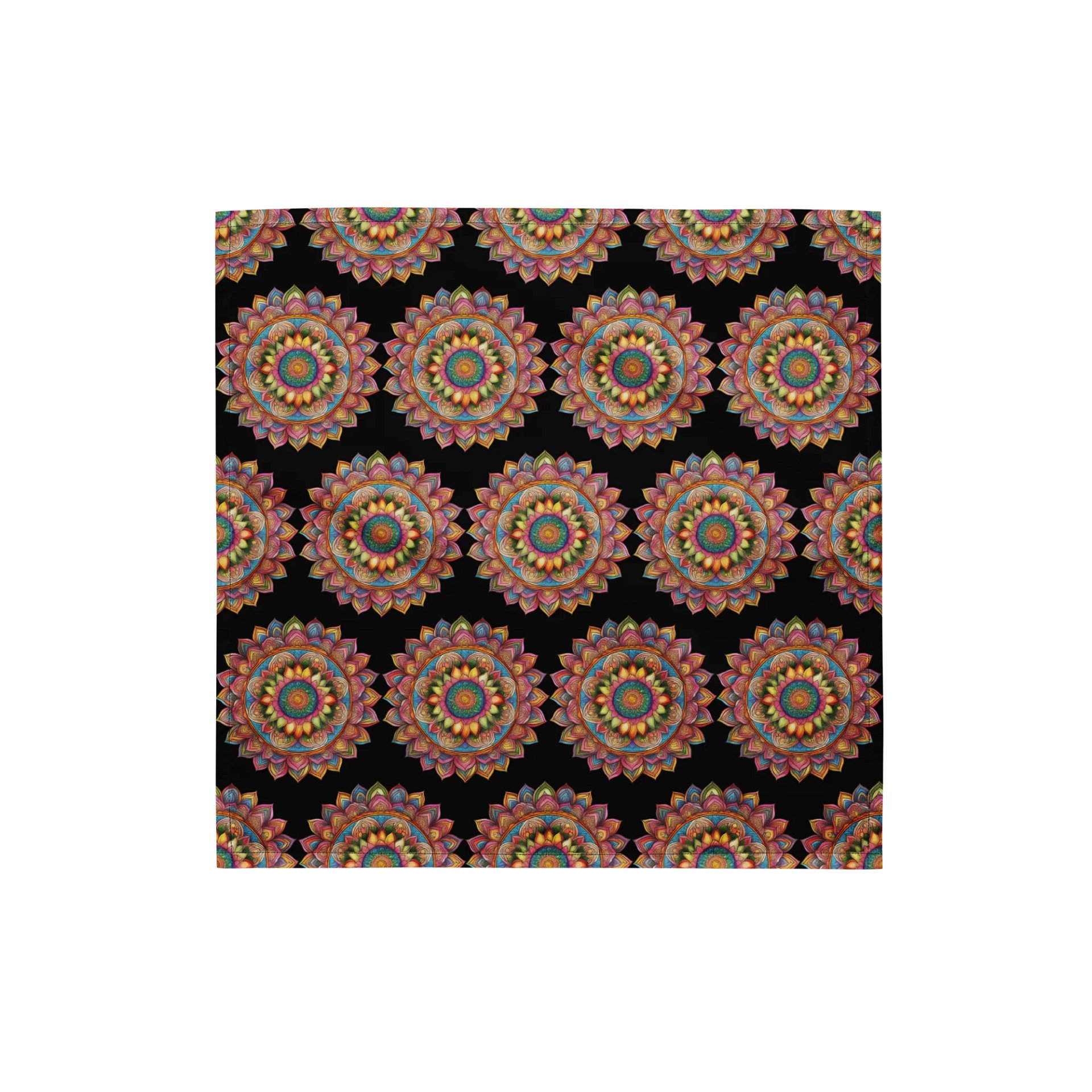 Golden Bloom Mandala - Bandana product image (1)