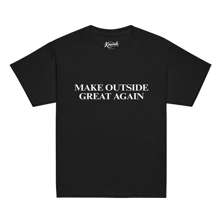 Make Outside Great Again 100% Cotton Youth Classic Tee product image (6)