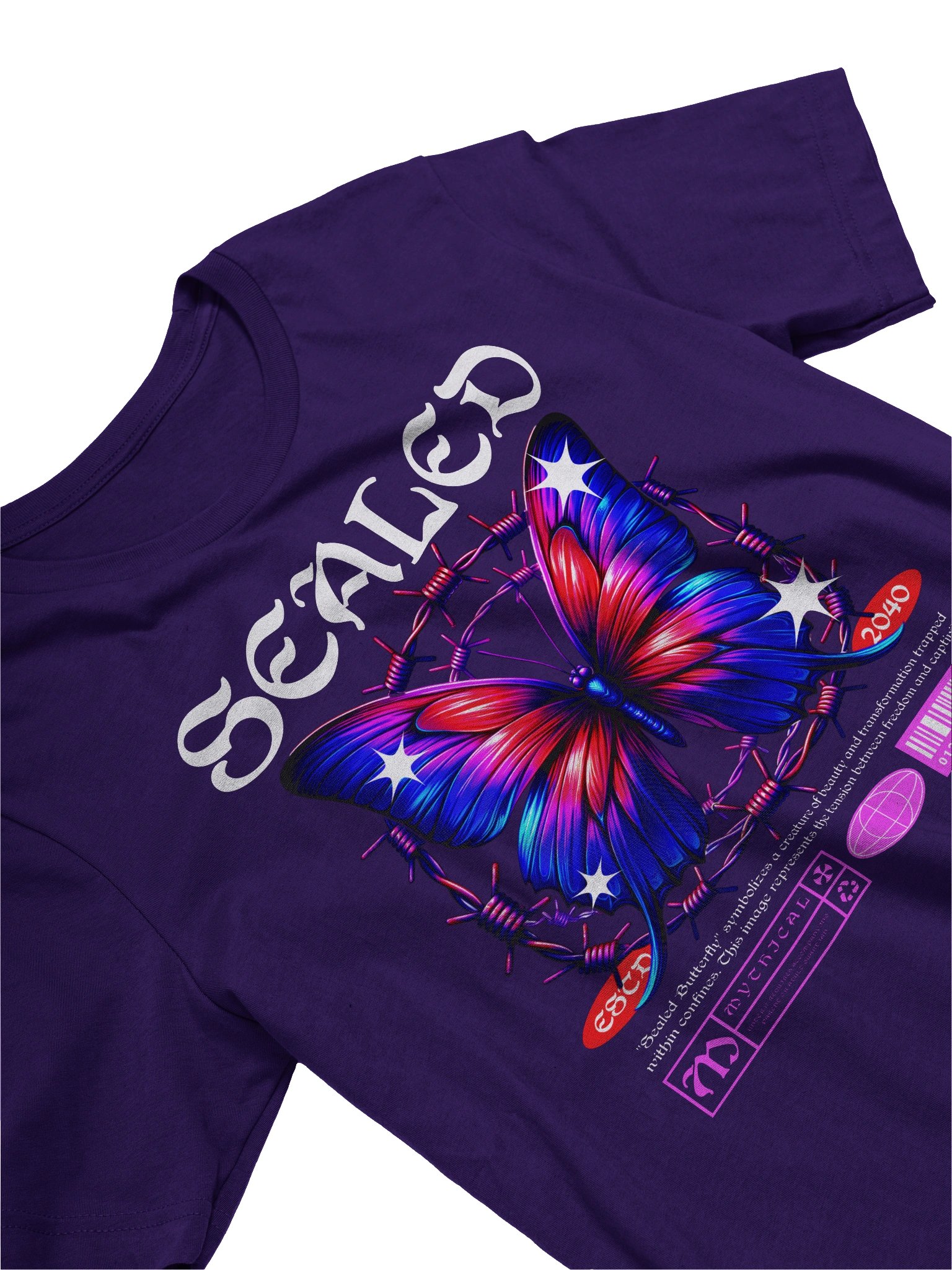 Stylish Sealed Butterfly T-Shirt for Everyday Wear product image (20)