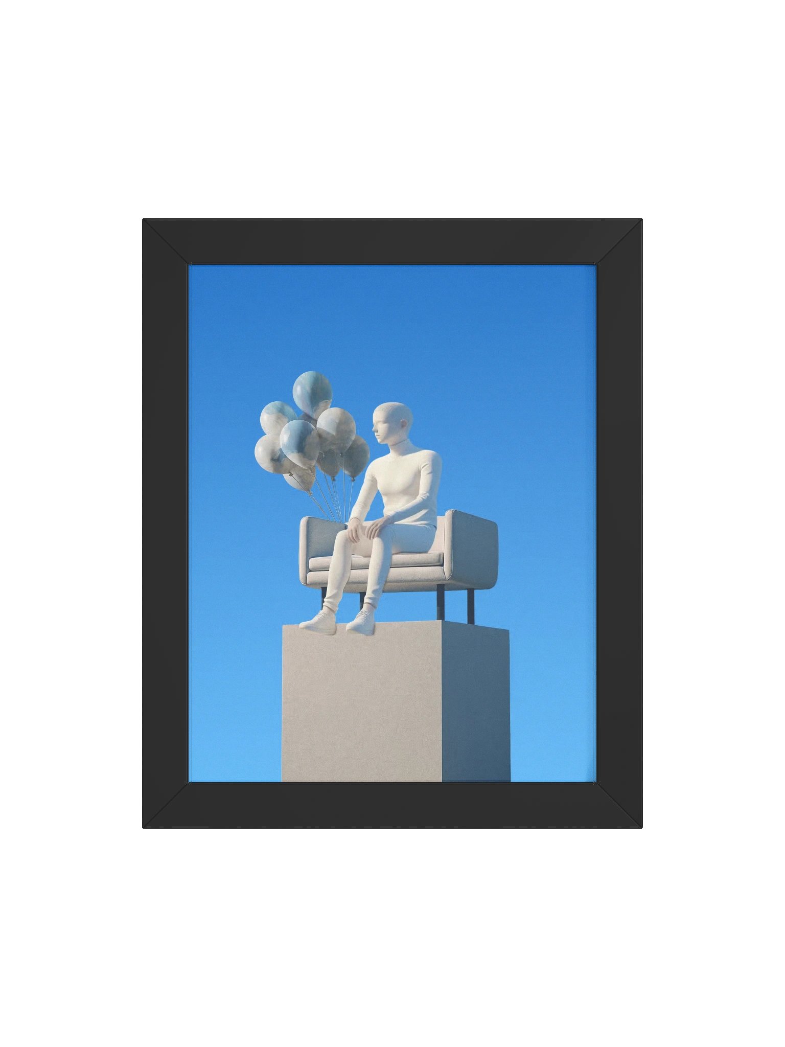 Chilling Vertical Framed High-Quality Matte Poster product image (4)