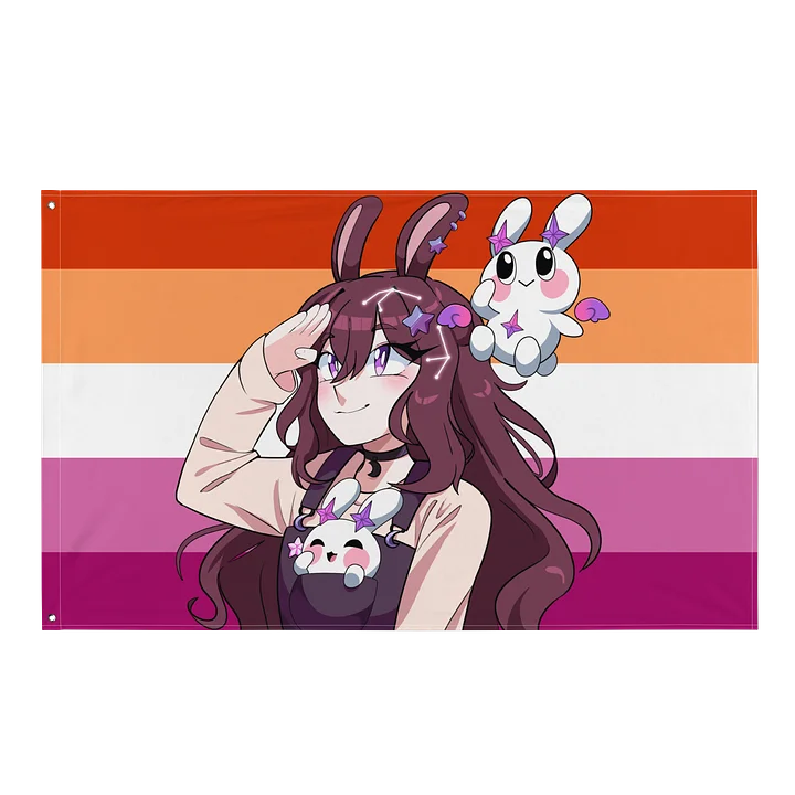 Lesbian Pride Flag - featuring Yuwuna and Mellow! product image (1)