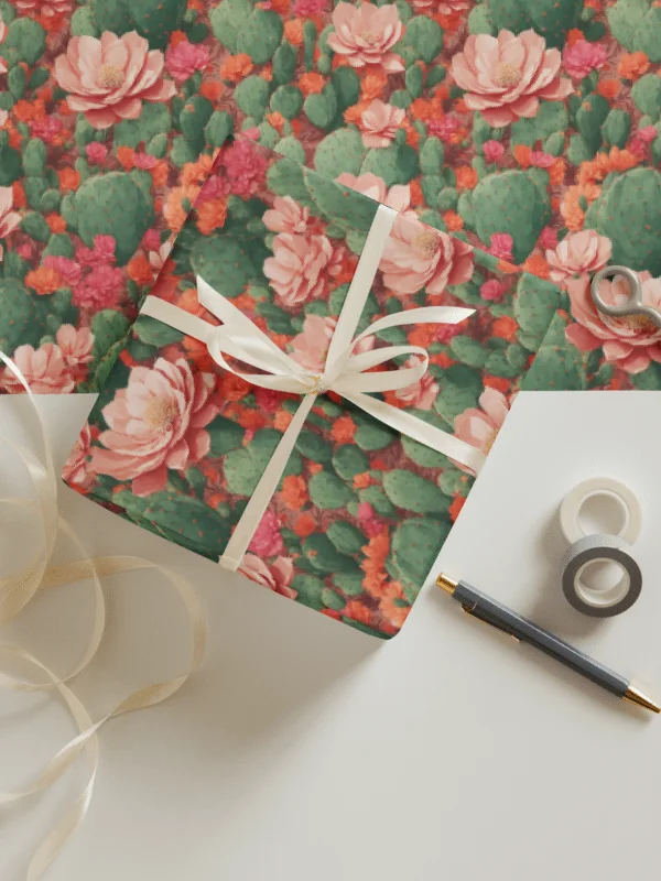 Vibrant Floral Fiesta Wrapping Paper Set product image (3)