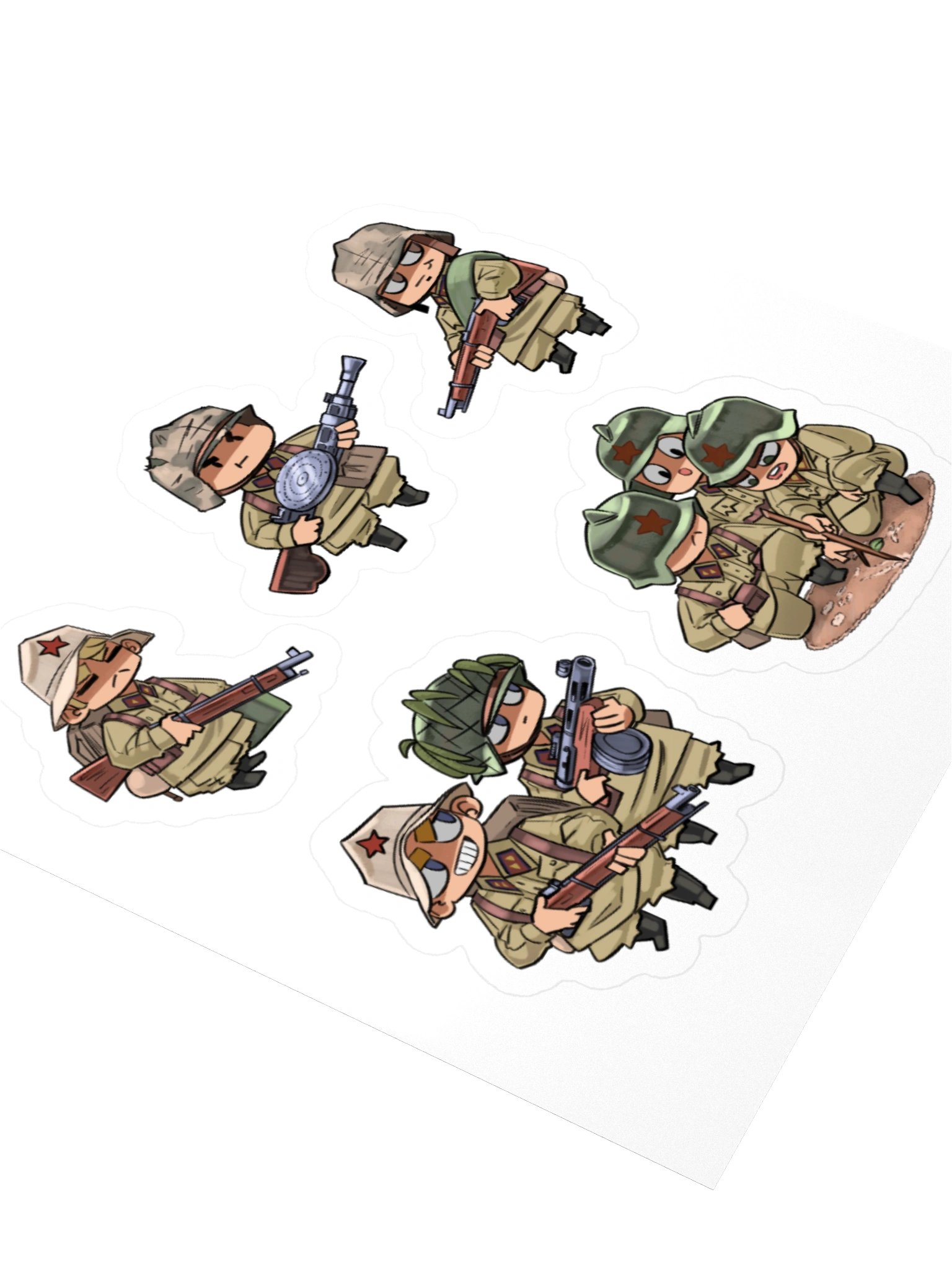 Soviet Chibi Stickers (Khalkhin Gol) product image (9)