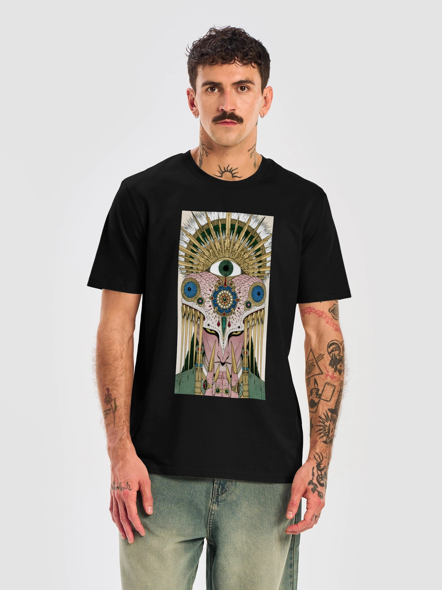 MAGICIAN 01 RIBBED RELAXED FIT TEE SHIRT (U) product image (2)