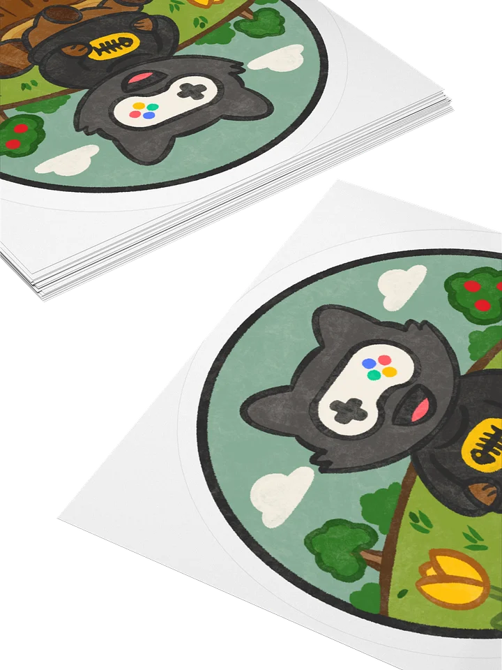 The Mori Plays "Cozy Raccoon" Sticker product image (1)