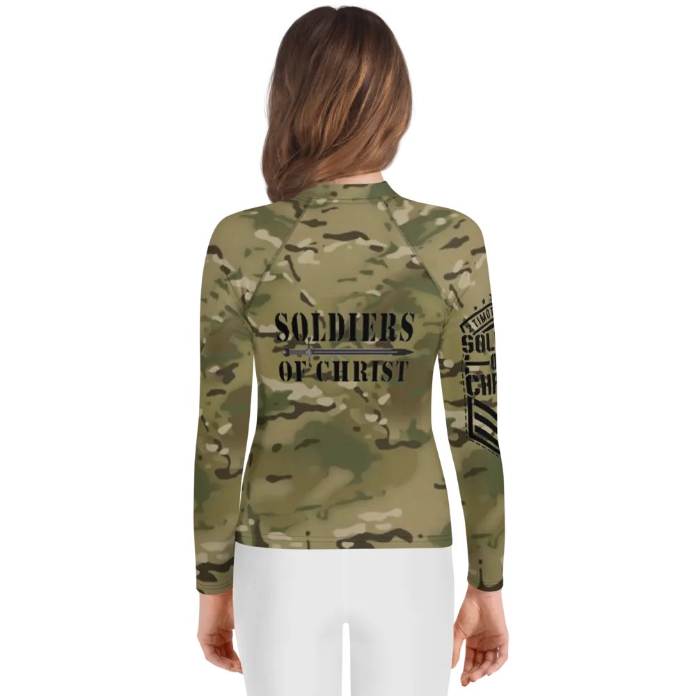 Faithful Camo: Youth Rash Guard - Multicam product image (2)