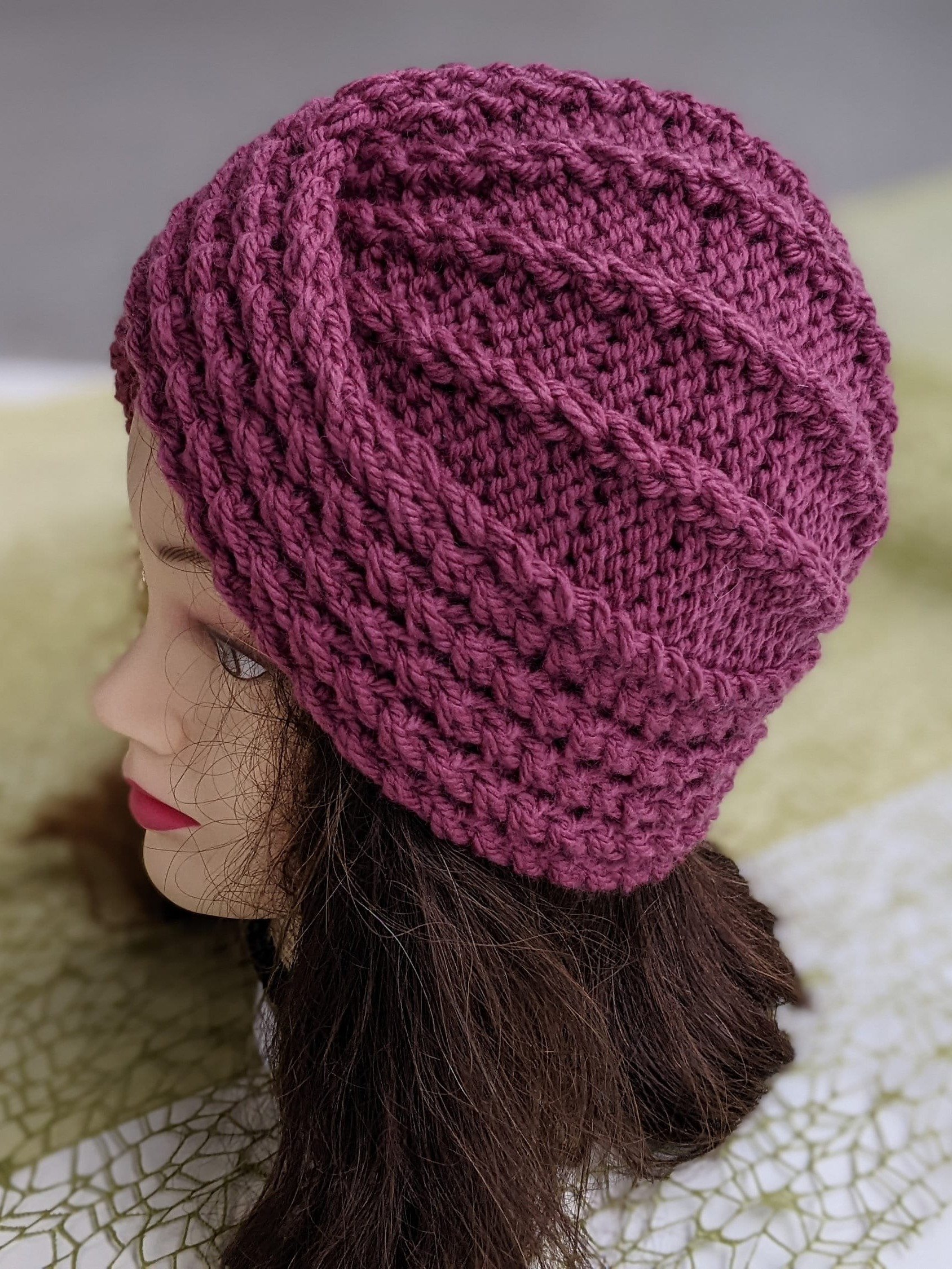 Knit Turban Hat Pattern product image (3)