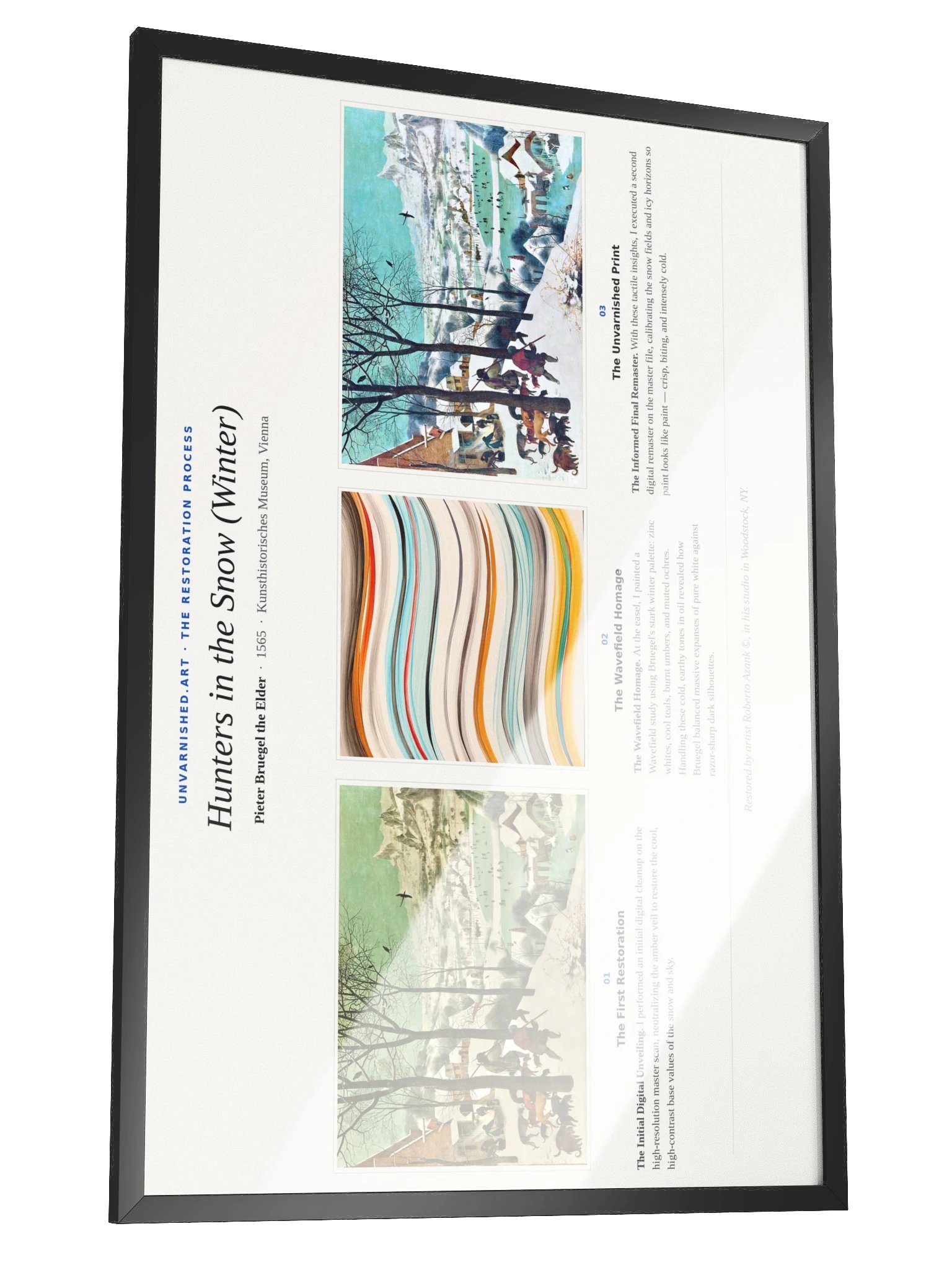 Hunters in the Snow (Winter) — Framed Process Poster product image (2)