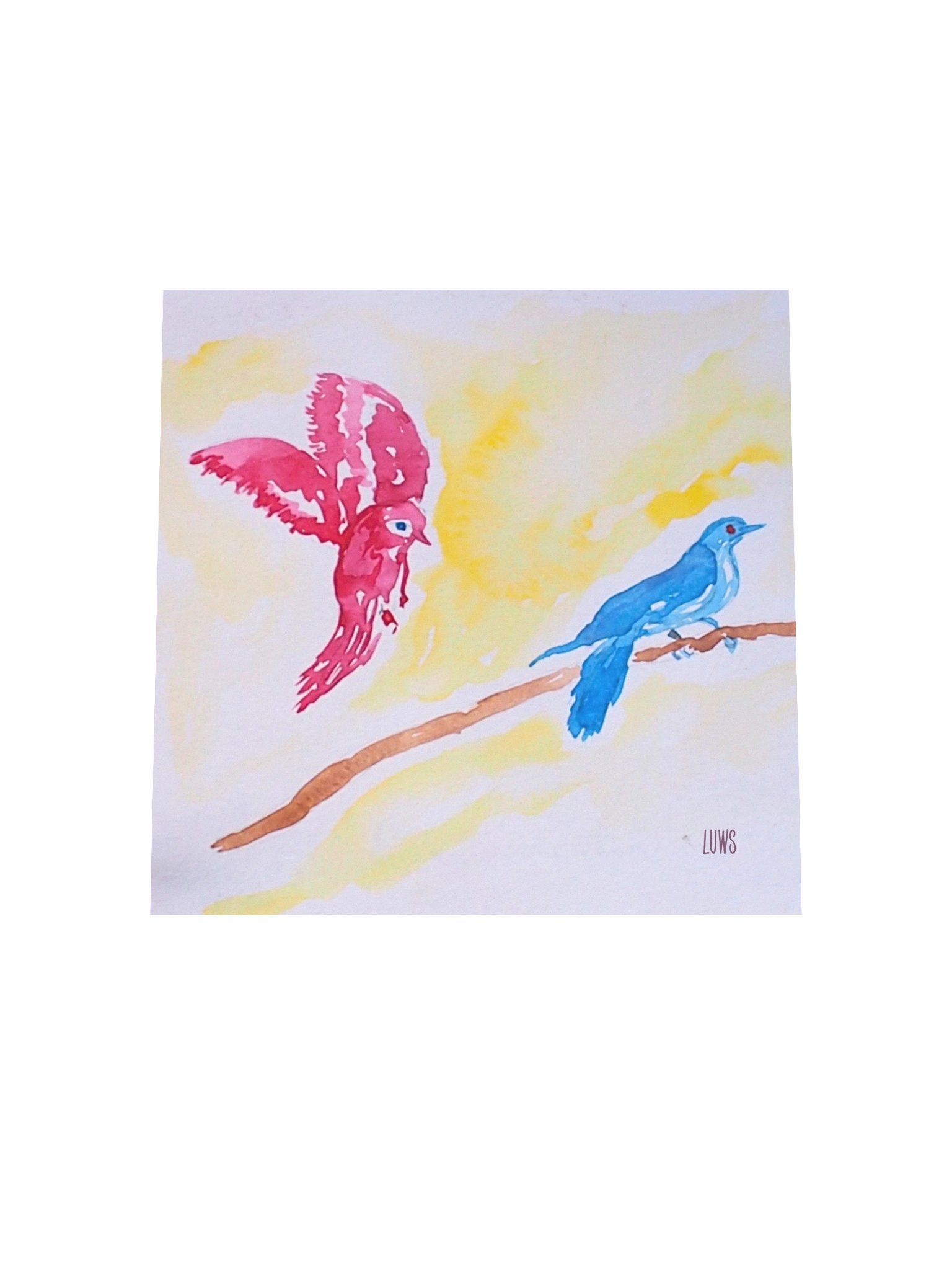 Them | Twin Birds on a Branch Poster (Unframed) product image (4)