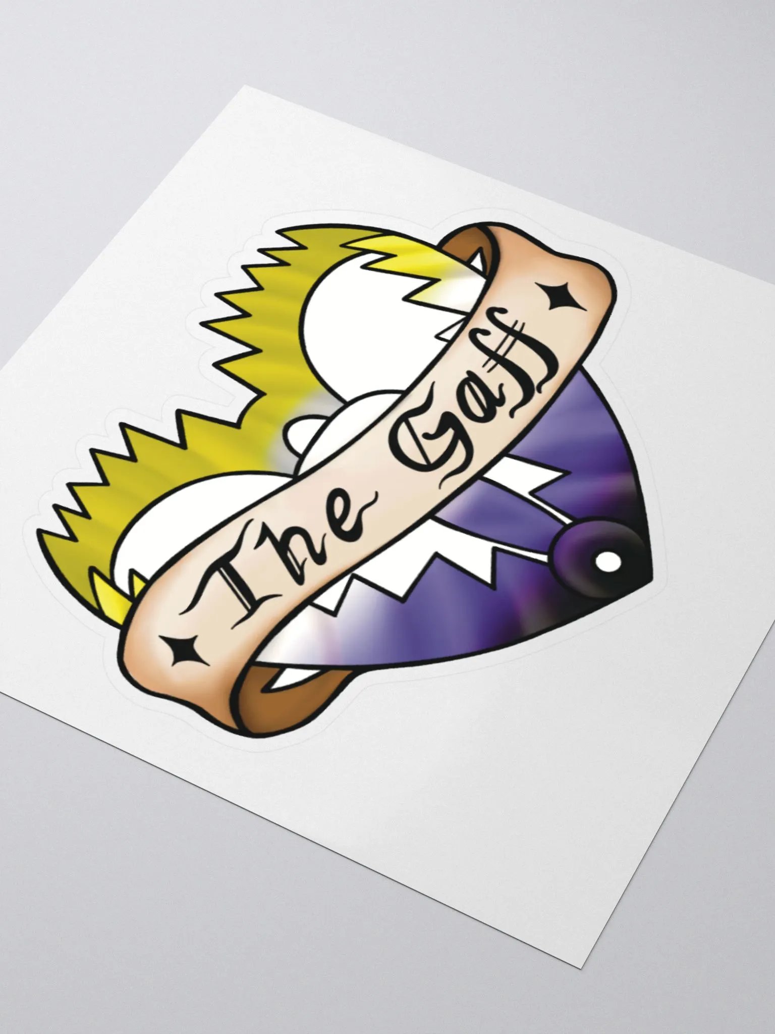 Non-binary "The Gaff" Stickers product image (3)