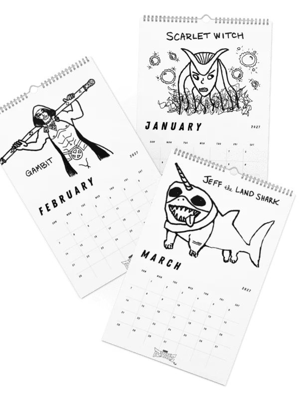 2027 Mervel Revels Print-It-Yourself Calendar product image (2)