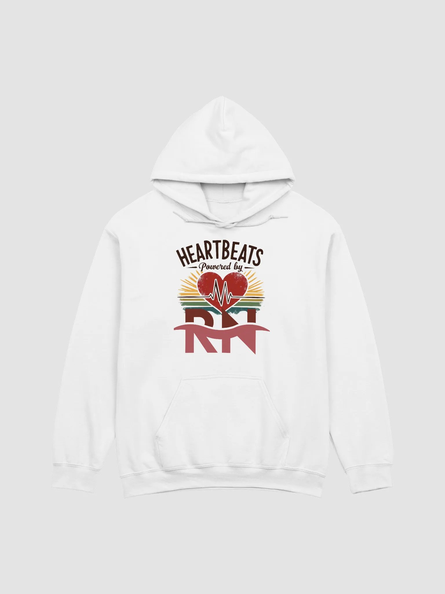 Heartbeats Powered by RN Hoodie product image (7)