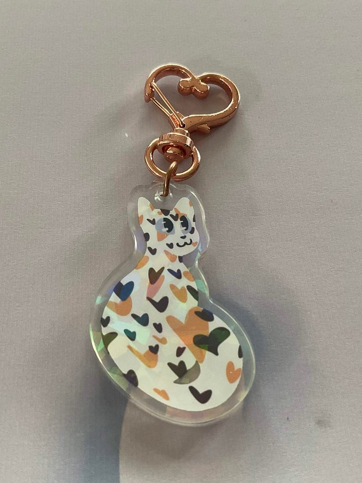 "Heart Calico" charm product image (1)