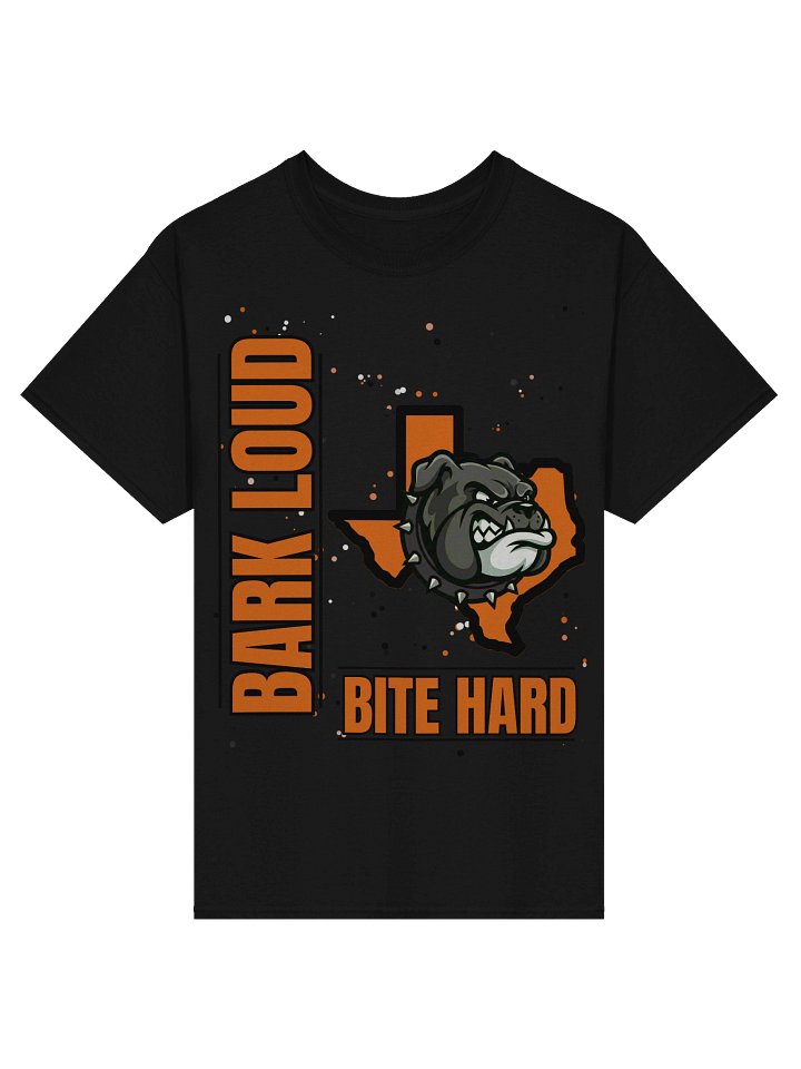 Bark Loud Spirit Tee - Black on Orange [READ DESCRIPTION FOR CUSTOMIZATION] product image (7)