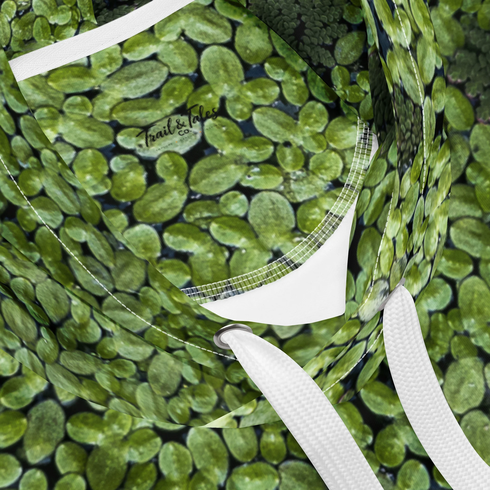 Verdant Life All-Over Print Recycled Unisex Hoodie product image (4)