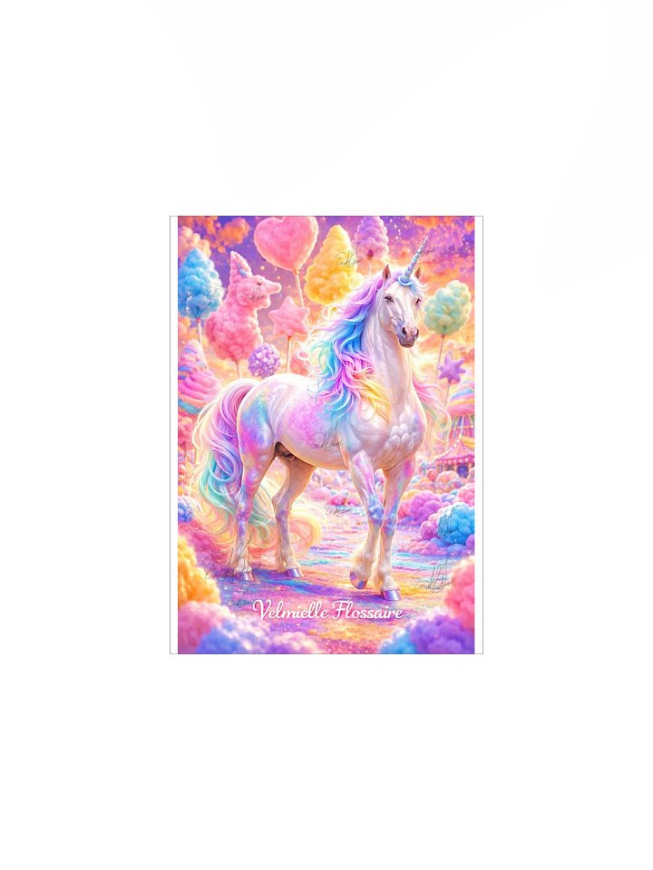 Velmielle Flossaire — Foodie Unicorn Poster product image (1)