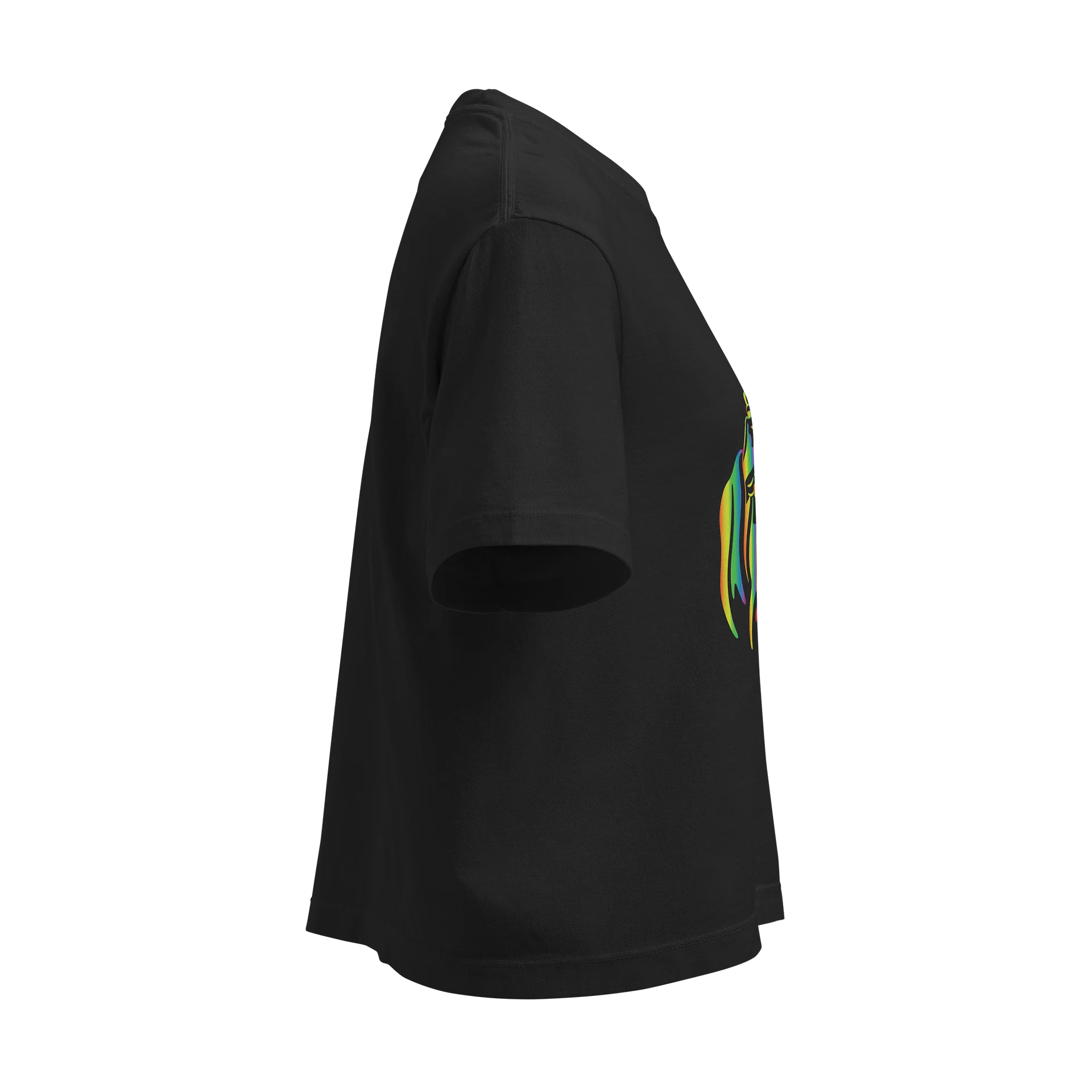 Rainbow Ghost - Ladies Crop product image (5)