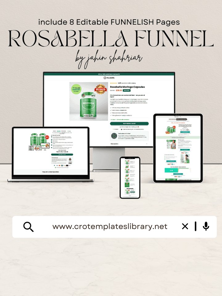 Try Rosabella Funnelish Templates product image (1)