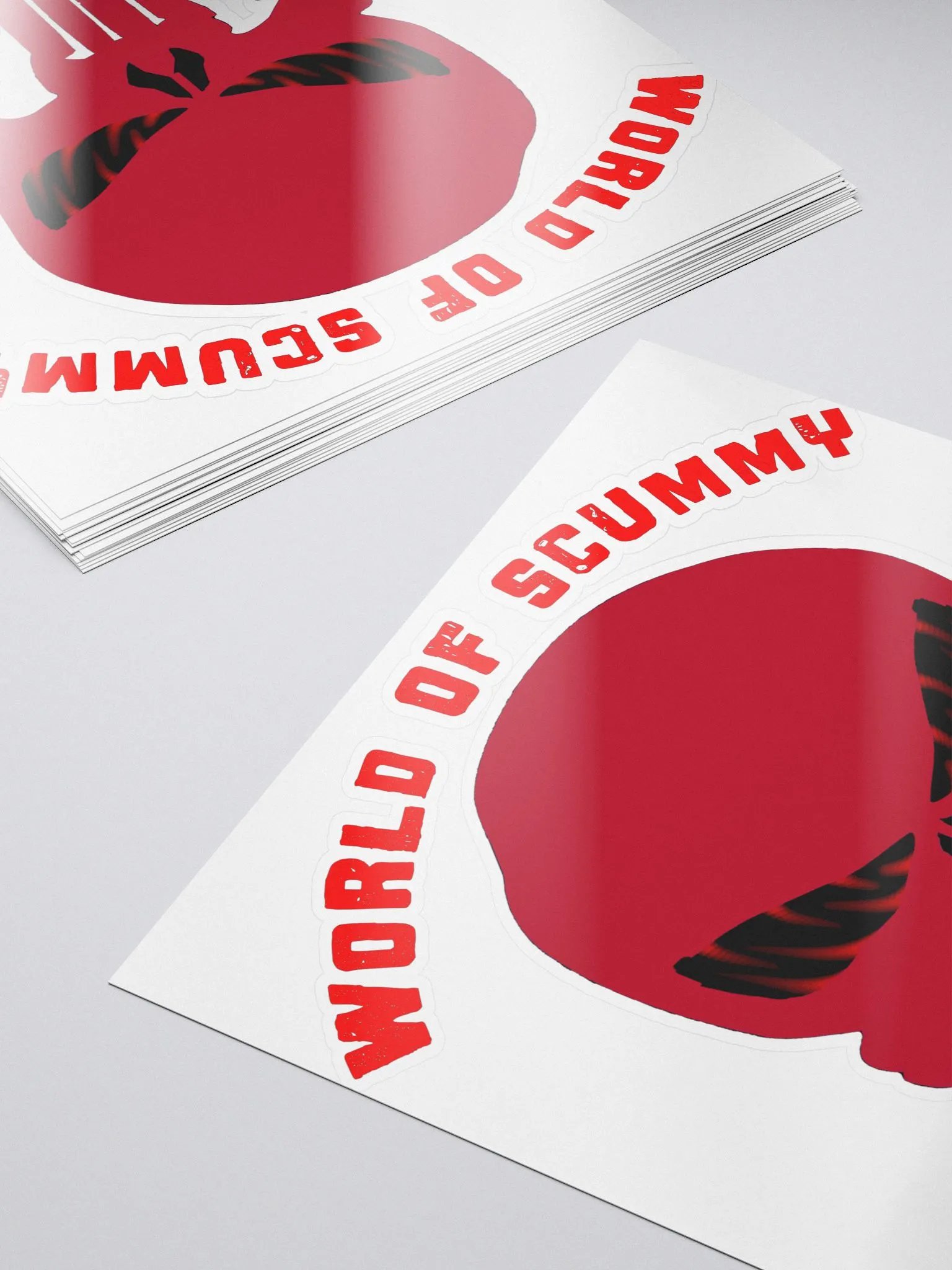 World of Scummy kiss cut stickers product image (5)