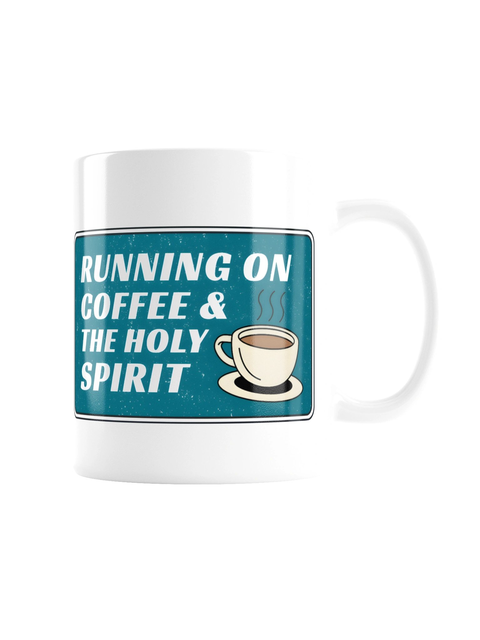 Running on Coffee & the Holy Spirit Mug product image (7)