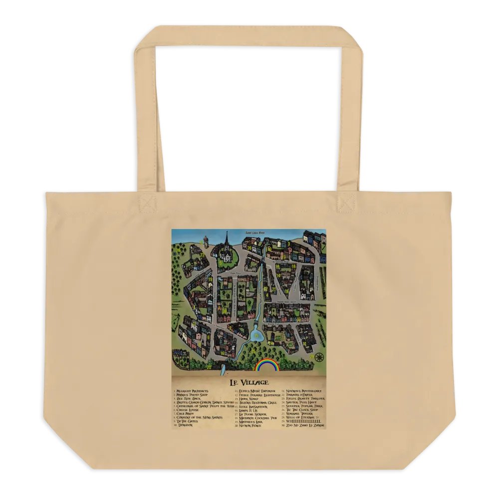 Qweendom map two-sided tote product image (6)