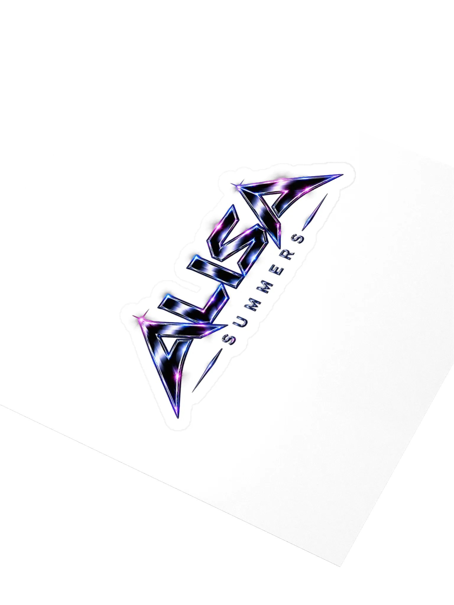 ALISA Logo Sticker — 4×4 product image (3)
