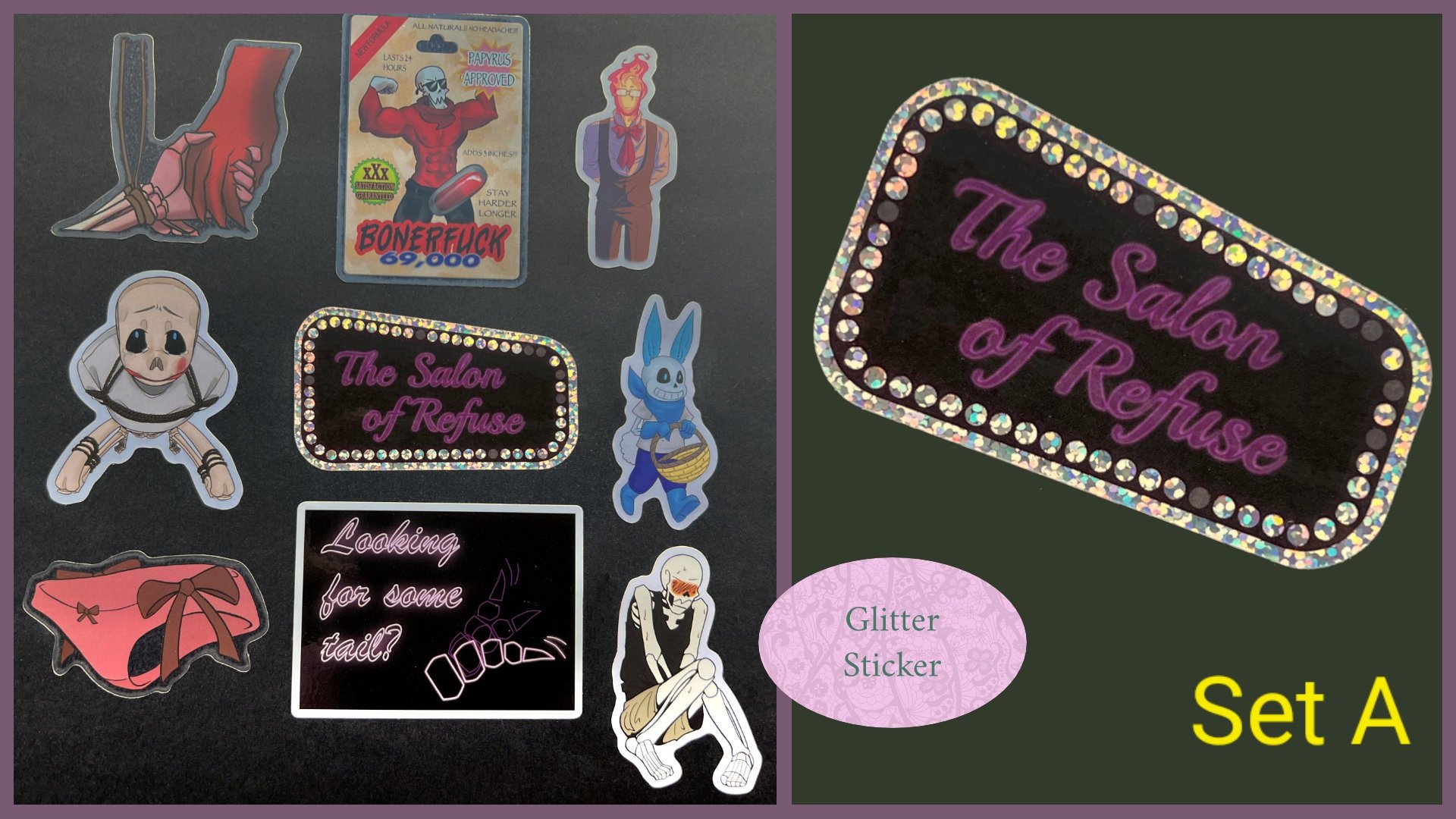 [CLEARANCE] Salon of Refuse Sticker Packs product image (2)