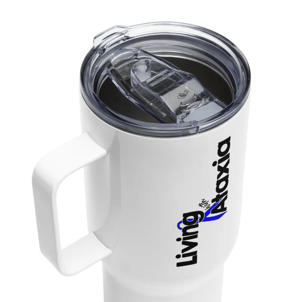 Living With Ataxia Handled Travel Mug product image (4)
